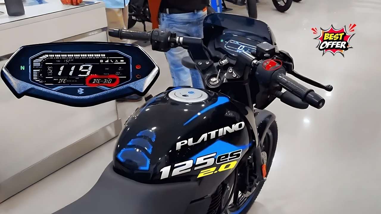 2025 Bajaj Platina 125 Launched in India Premium Styling, Great Comfort & High Efficiency