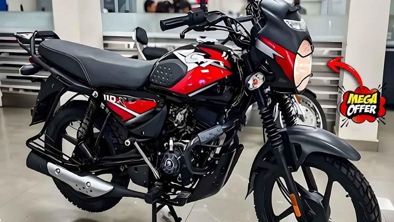 Bajaj CT 110 X Launched – 115.45cc Engine, 90kmpl Mileage at ₹34,999
