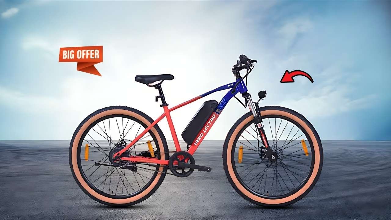 Hero E-Cycle 2025 for Adults – 120KM Range, Dual Suspension & LED Display at ₹12,499
