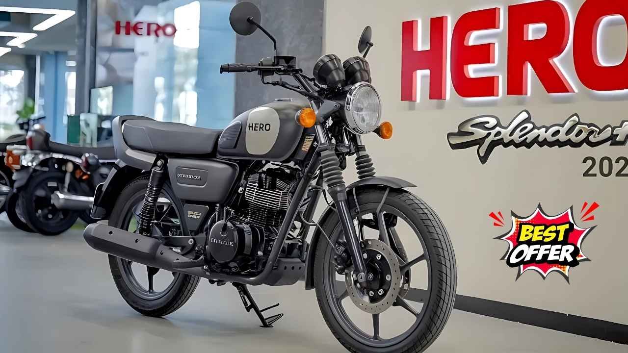 Hero Splendor Plus 2025 Launched Digital Console, Stylish Design, Reliable Engine & Excellent Mileage