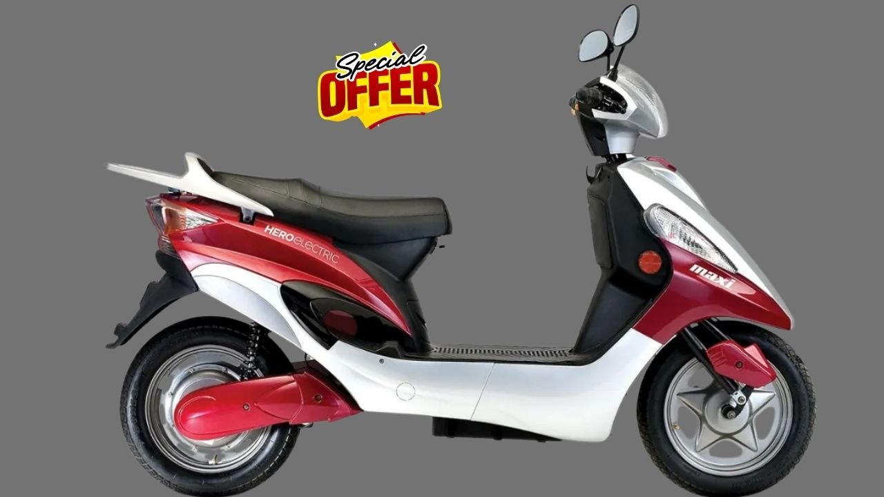 Hero Electric Maxi Scooter 2025 Launched – 120 km Range, License-Free, USB Charging & Reverse Mode