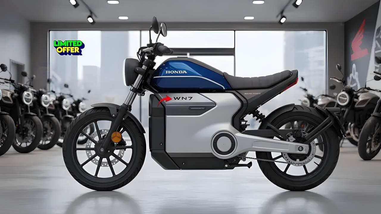Honda WN7 Electric Bike 2025 Launched – Stylish EV with Advanced Features and Long-Range Battery