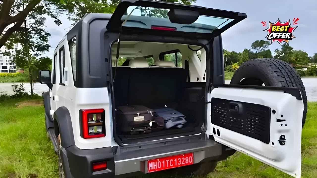 Mahindra Thar Hybrid Unveiled LED Headlamps, 10.25″ Touchscreen & 11 kml Mileage