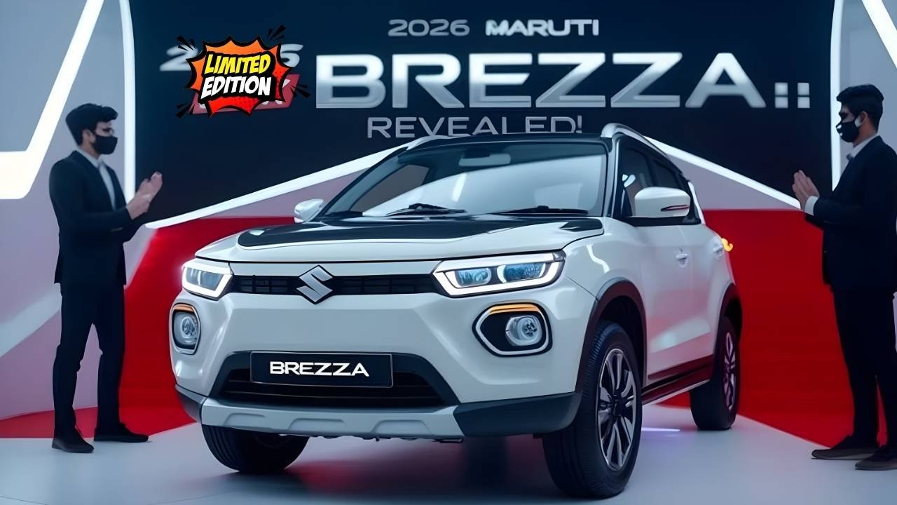 Maruti Brezza 2025 – Rugged SUV Design, Advanced Safety, Efficient Engine & Comfortable Cabin