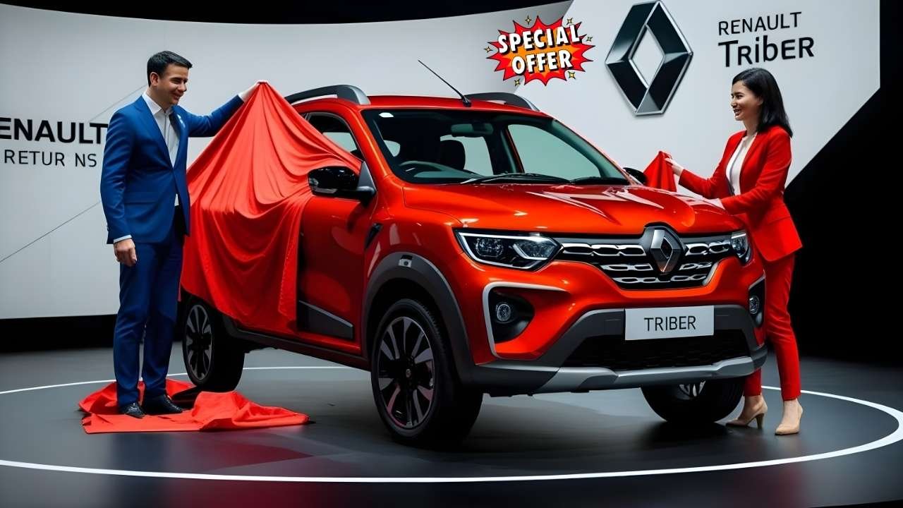Renault Triber 2025 Launched – 36 KML Mileage, Dual Airbags, 7-Seater & ₹7,500 EMI