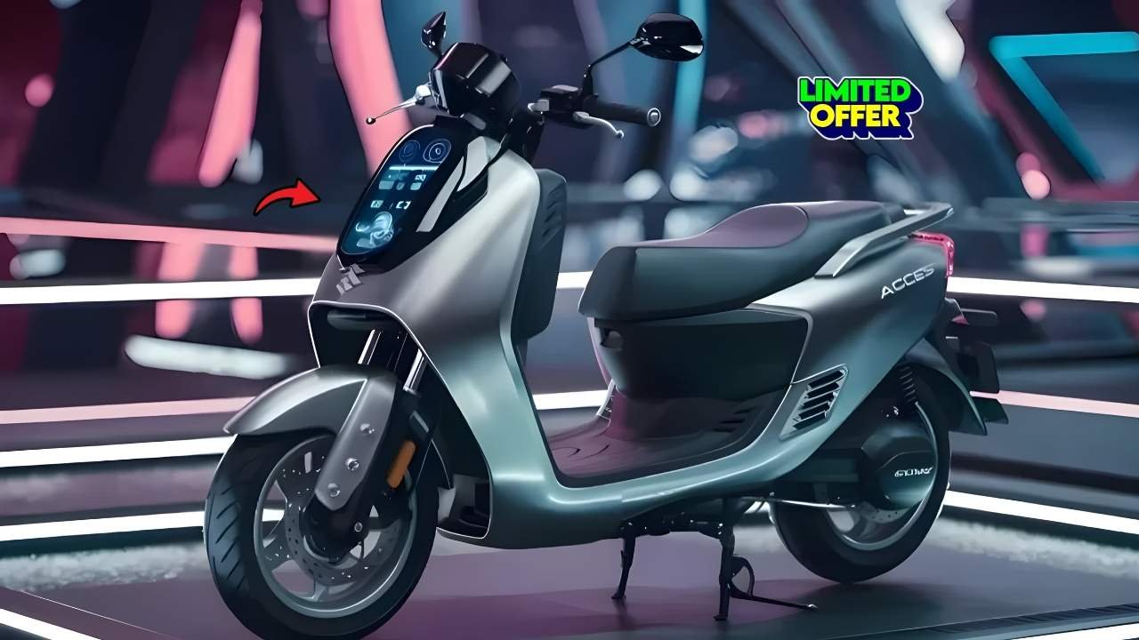 Suzuki Access 125 EV Launched Electric Scooter with 90KM Range, Fast Charging & Smart Display