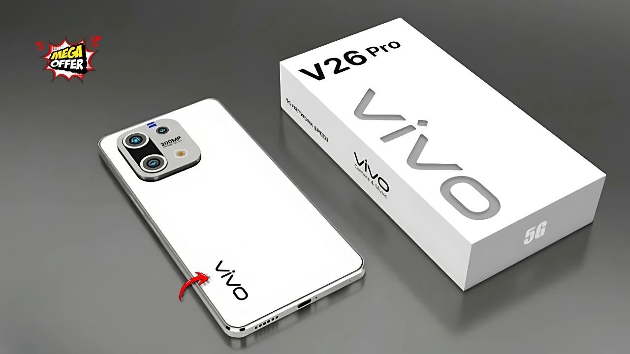 Vivo V26 Pro 5G Launched – 24GB RAM, 512GB Storage, 220MP Camera at ₹11,490